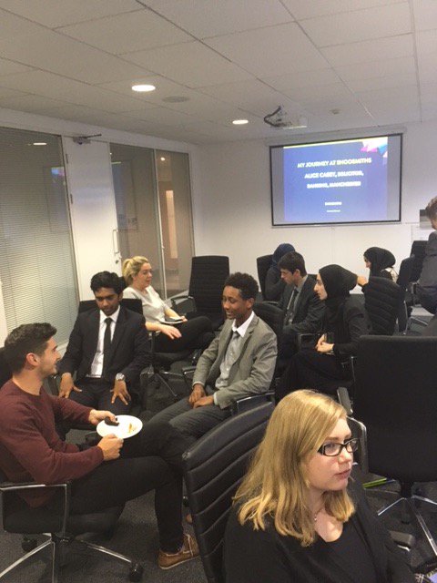 TTLG Manchester students enjoying last day with @ShoosmithsLaw and <a href="/Savills/">Savills</a>