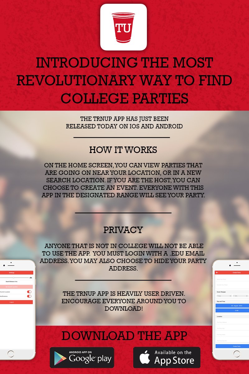 TURNUPLLC's tweet photo. @OUliketoParty give us a RT and spread the word!! Download iOS:https://t.co/j2VAfkm6qi Android:https://t.co/kRIfzluXGO https://t.co/mdDli3dSTB