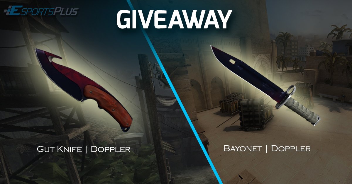 EsportsPlusFS's tweet image. ★Doppler #CSGOGiveaway celebrating 16k+ followers bit.ly/2eNcEPv add our URL to your steam name, RT &amp;amp; Follow! #EsportsPlus #CSGO