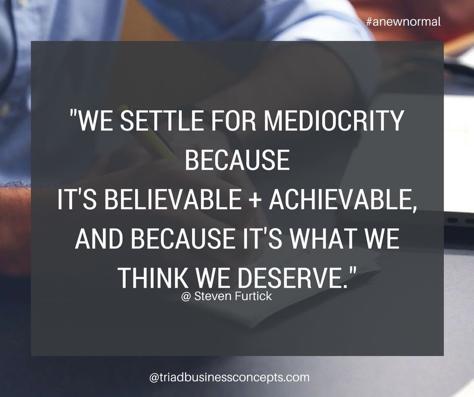 marcuslacosta's tweet photo. Your clients deserve someone who won't settle. Fight against mediocrity. 

#anewnormal #stevenfurtick https://t.co/XrSXqTqtVT