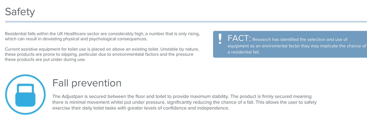 DignityLc's tweet photo. #Carehome providers, prevent #residential falls in the #bathroom with the #Adjustpan - Complete https://t.co/DJM8tXiez6 to win one for FREE https://t.co/M4LaCyQJ9H