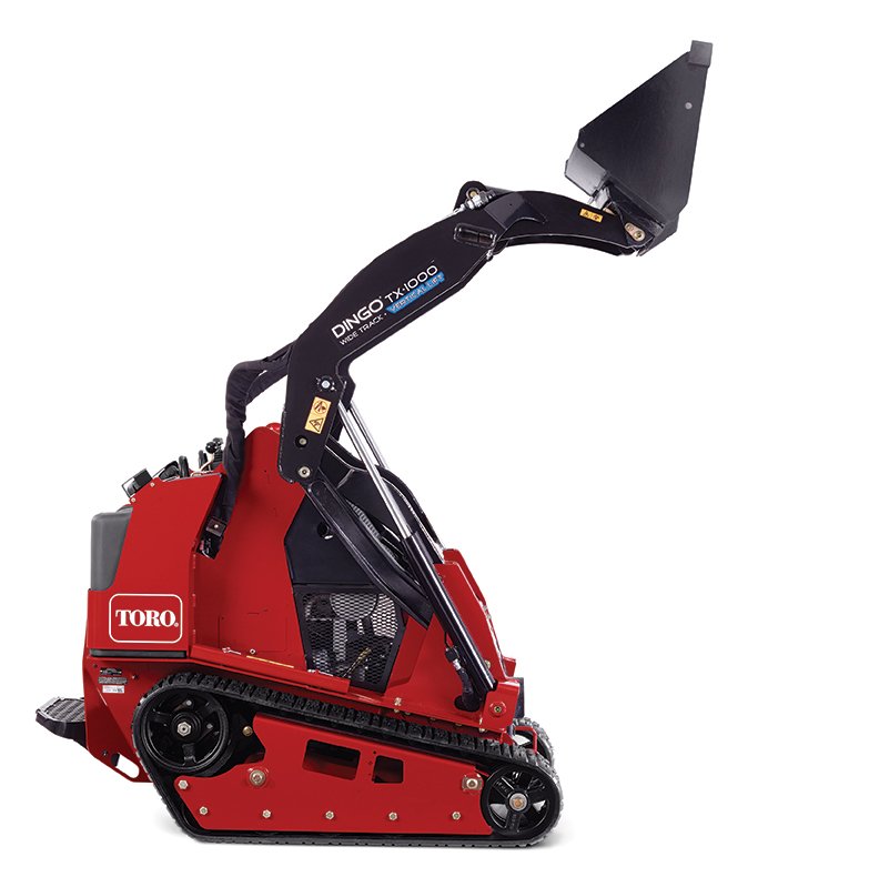 TheToroCompany's tweet photo. Ever want to see a #Toro #Dingo lift another Dingo? Wait no more. The new #TX1000 lifts up to 1,000 pounds. https://t.co/erz4KUhBE4 https://t.co/378PNgK8qc