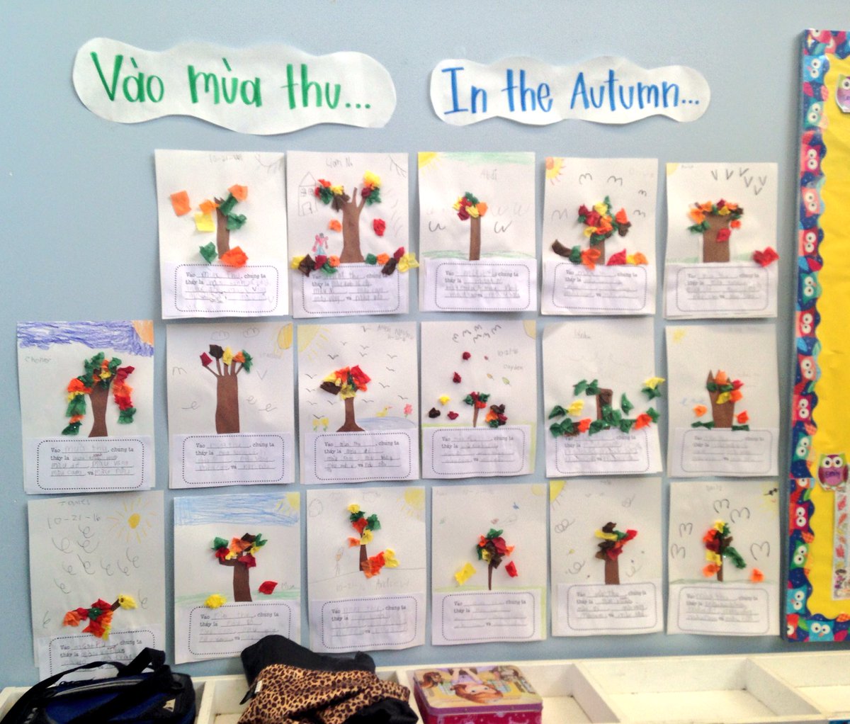 AISDMultilingue's tweet photo. So much 1st grade writing--in English &amp; Vietnamese @SummittEagles! #aisdproud #DLmatters https://t.co/uKzccG1so7