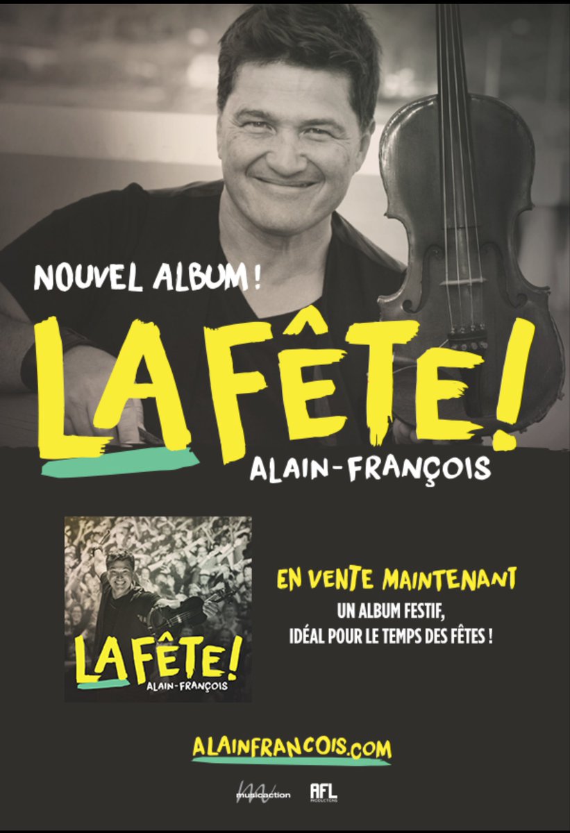 C'est aujourd'hui le grand jour ! L' album "La Fête" est maintenant disponible ! Que La Fête commence !