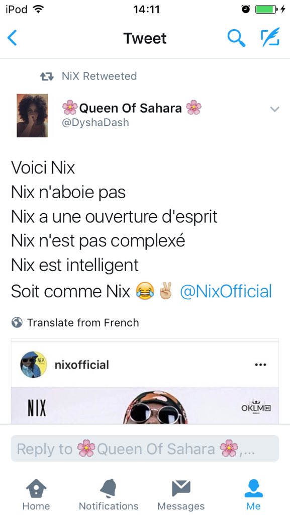 AfricanVictory's tweet photo. C'est le tweet de l'année 😂 cc @DyshaDash https://t.co/TiHLGSk8DJ