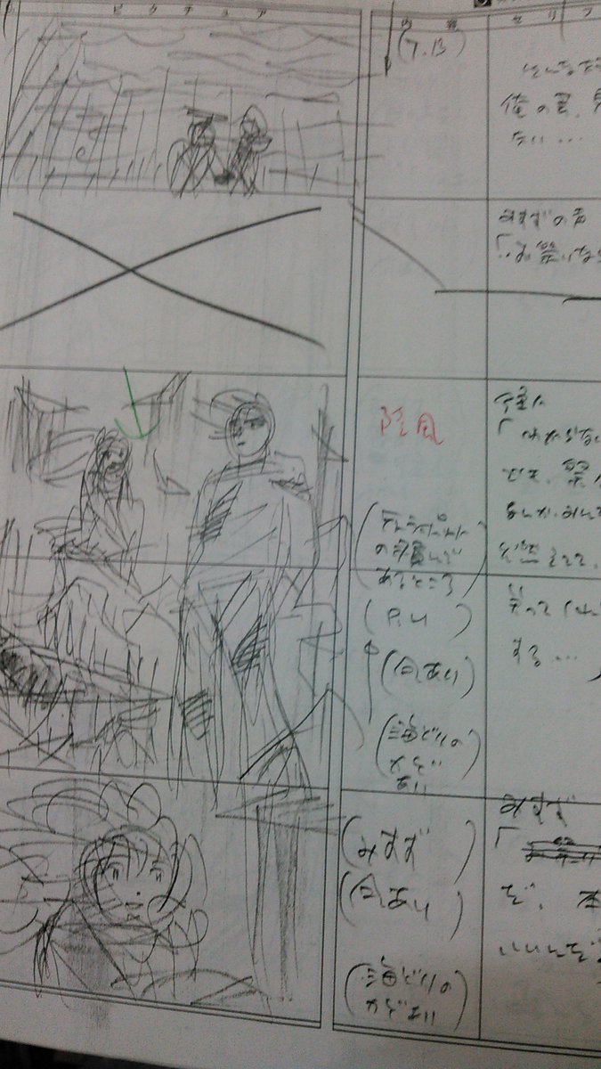 ট ইট র たけだ欣弘 丁寧に描かれたコンテとラフに描かれたコンテ ただ単に絵の上手い 下手だけじゃ判断出来ないです このコンテは一見するとただ書きなぐったように見えるかもですが 映像作りの上で必要な情報が これでもかっ っていうぐらい詰まって ট ইট র たけだ欣弘 丁寧に描かれたコンテとラフに描かれたコンテ ただ単に絵の上手い 下手だけじゃ判断出来ないです このコンテは一見するとただ書きなぐったように見えるかもですが 映像作りの上で必要な情報が これでもかっ っていうぐらい詰まって