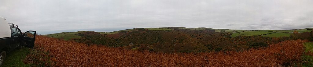 Stunning #autumncolours looking over #Watersmeet. <a href="/NTSouthWest/">National Trust South West</a>