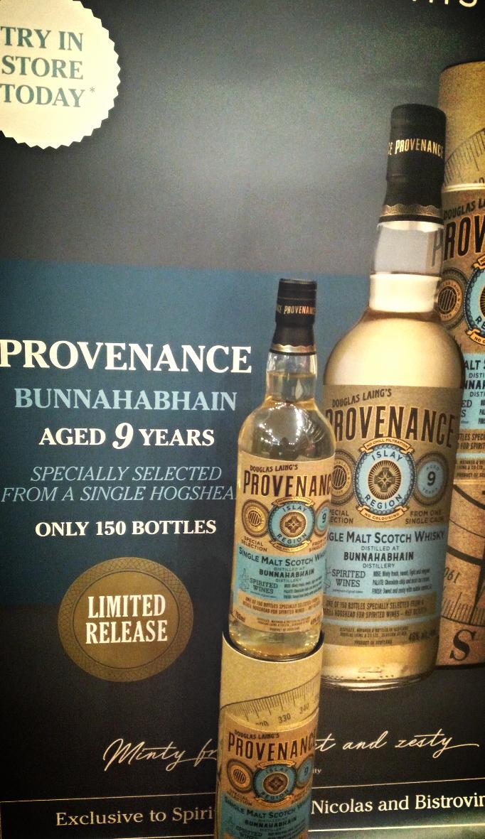 NICofHollandPrk's tweet photo. New in store exclusive #whisky Islay BUNNAHABHAIN 9YO, only 150 bottles by Douglas Lain #douglain https://t.co/R2nR5lWiPz