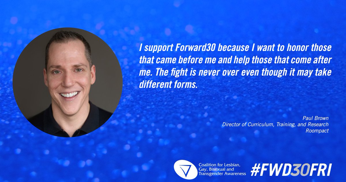 ACPA_CSGI's tweet photo. It's #FWD30FRI! Here is why we give. Join us as we further the work of the #CLGBTA. GIVE HERE: https://t.co/5WxPDab6jV https://t.co/l844D7LWfJ