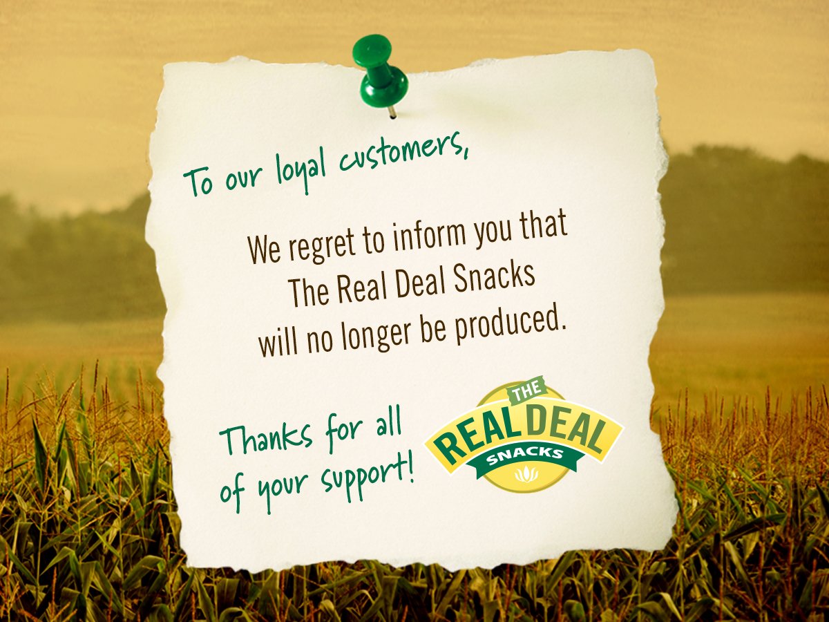 RealDealSnacks's tweet image. 