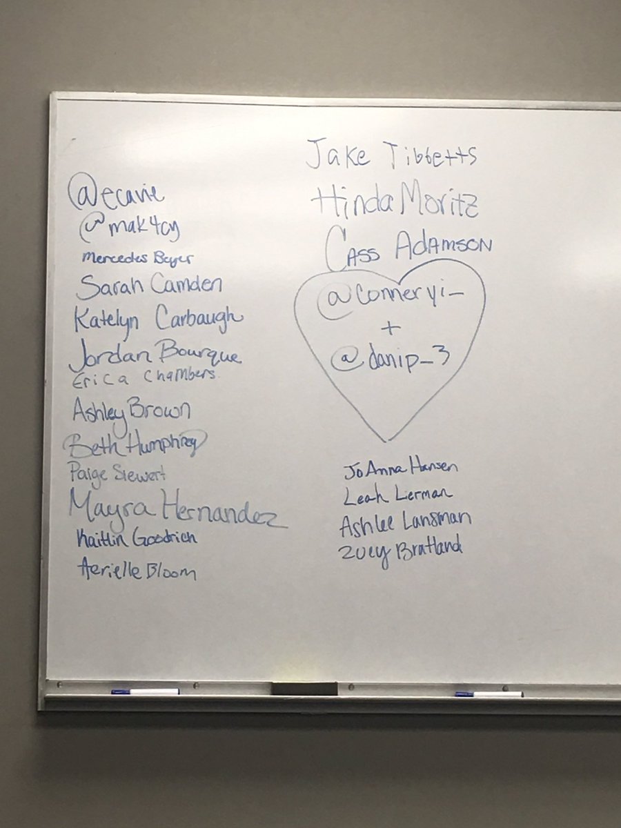 sarahashley2015's tweet image. #classattendance #JOU210 @KelliBloomquist