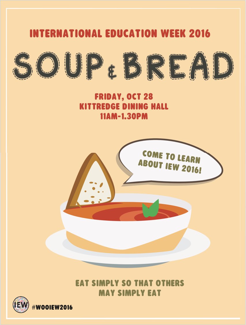 COWInterfaith's tweet photo. Soup and Bread is back today! Head over to Kitt at 11 and pack the house to help fight hunger! https://t.co/g5JWmWPyBs