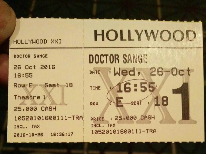 Waduh Typo di Tiket Bioskop Bikin Film Superhero Ini Waduh Typo di Tiket Bioskop Bikin Film Superhero Ini