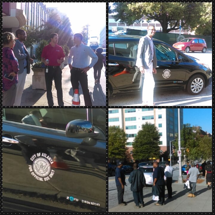 TheGreenOliver's tweet photo. @ATLSustainable and @Cityofatlanta are showing that they are passionate about #ElectricVehicles. What an event! https://t.co/sobyUsk9Q3