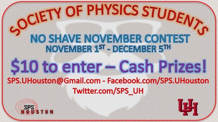 SPS_UH's tweet photo. @UHouston Hey, SPS is holding a month-long fundraiser with prizes on campus. Here's the flyer and facebook event page! https://t.co/nlCopulert