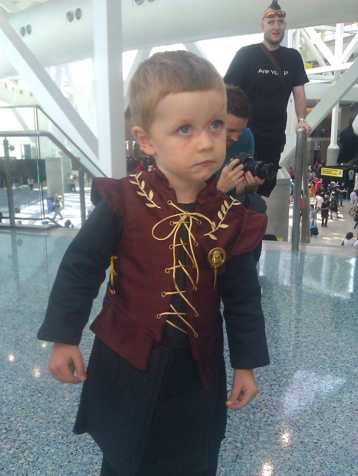 GoT_Tyrion's tweet photo. This kid would get all the candy #GoTHalloween https://t.co/v3TWVHteJY