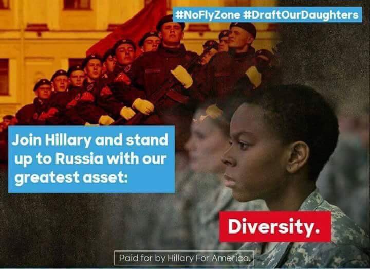 Logical_Truths's tweet photo. #enlistforhillary #draftOurDaughters #noflyzone #WW3forHillary https://t.co/AlUzQIJmqT