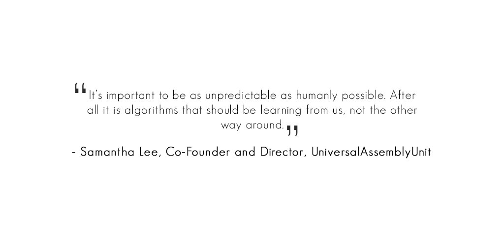vue_ai's tweet photo. Samantha Lee from @UAU_Studio on conjuring up a meaningful presence in virtual spaces. https://t.co/BeaLYJpdTh #thisisvueai #momknowsbest https://t.co/Ob81hFzlva