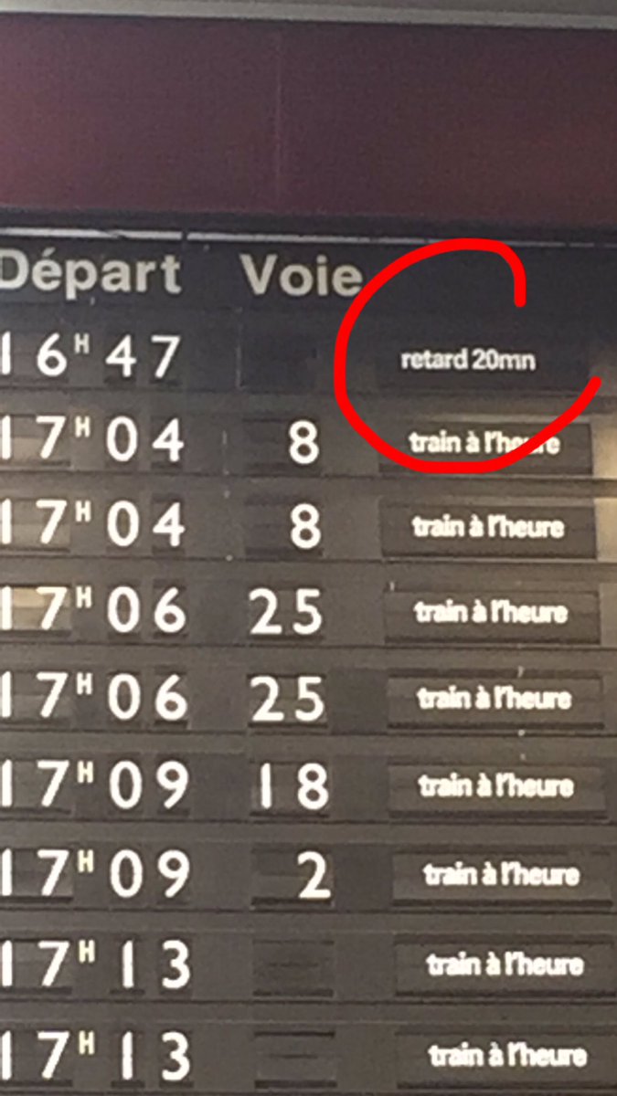 clempsn22's tweet photo. @SNCF on a doublé le retard !! 👏🏼👏🏼👏🏼👏🏼👏🏼 https://t.co/czeQhTvtpF