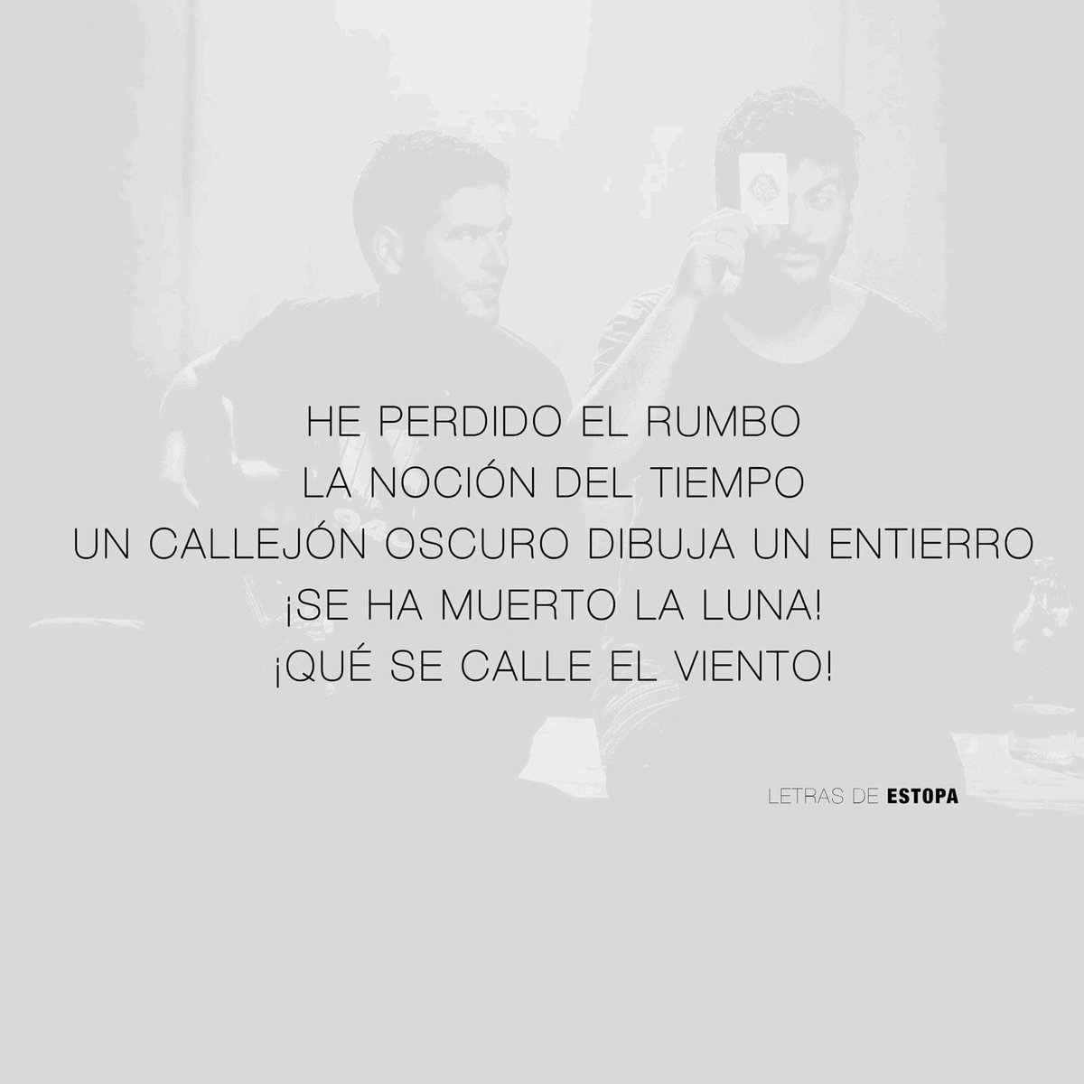 alvarito011's tweet photo. #TanSolo #Estopa https://t.co/btOLxsBrWg