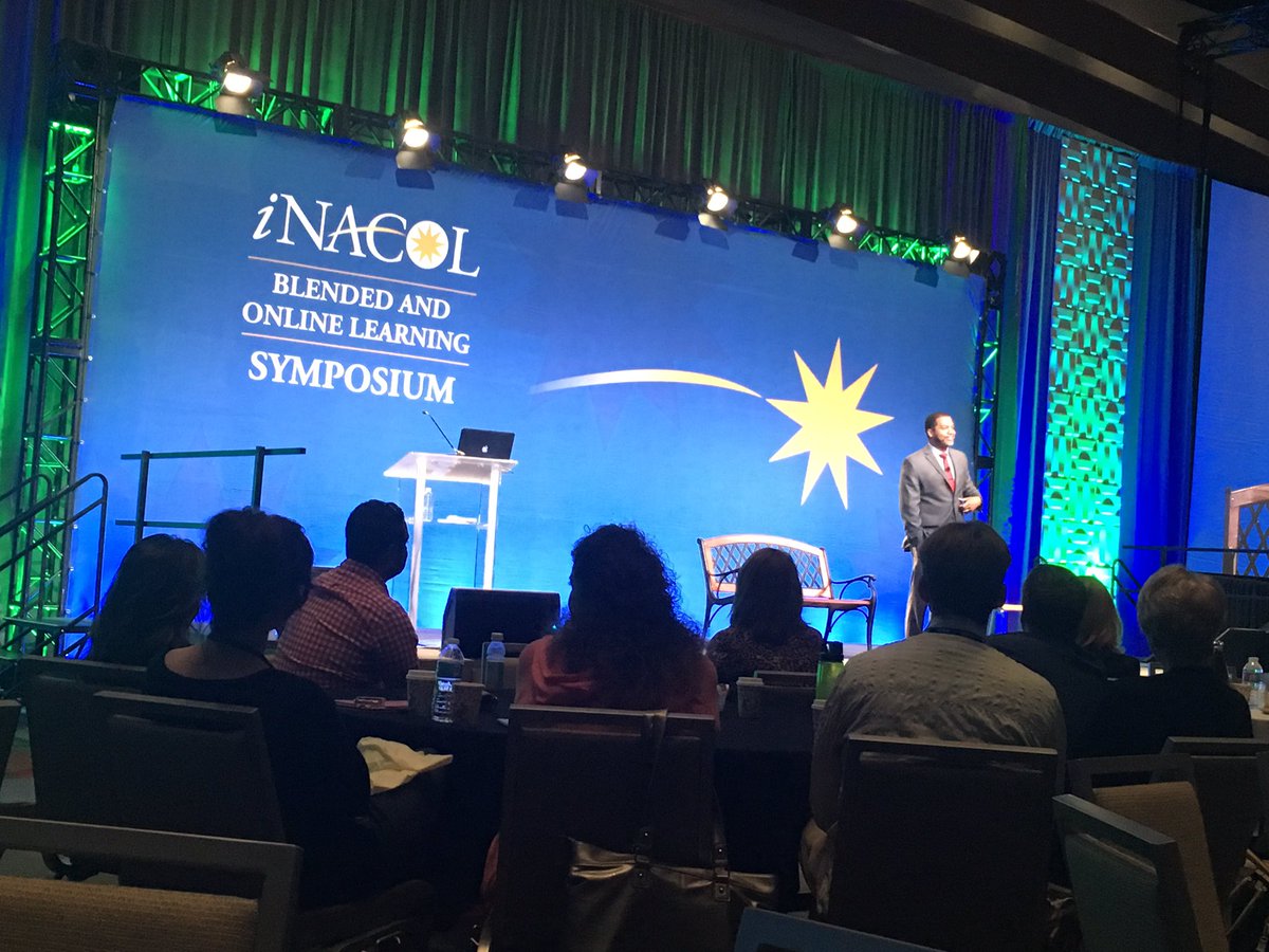 khechara's tweet photo. "I'm standing here today because someone else led the way, lifted me up, and believed in me."- Manny Scott @nacol #inacol2016 https://t.co/oWV3a1Umao