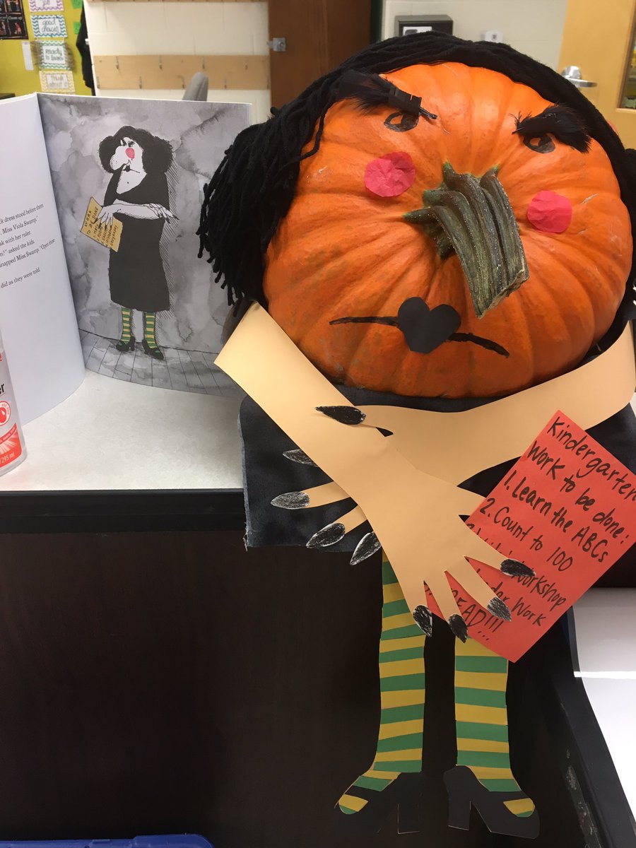 We had so much fun creating our literary pumpkin! <a href="/GuilfordEle/">Guilford Elementary School</a> #ggators17 #violaswamp