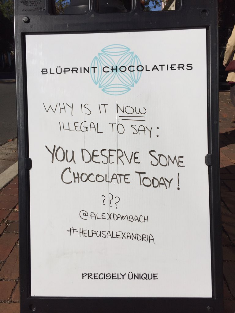 BluprintChoco's tweet photo. #HelpUsAlexandria. @alexdambach https://t.co/ZK3CaO6hIK