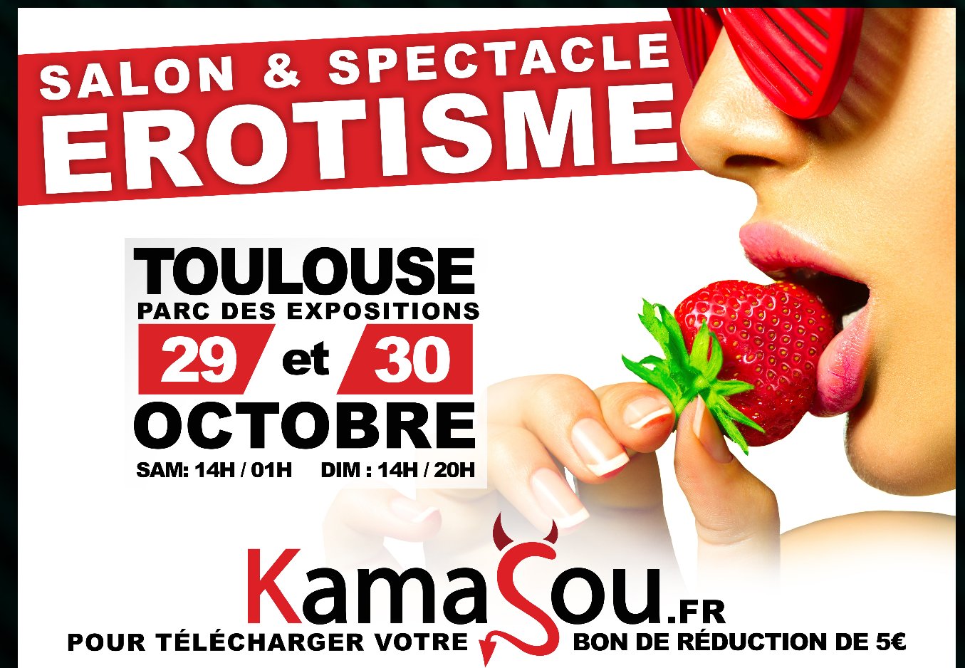 1 pic. RDV demain pour le salon de l'érotisme de Toulouse avec MANON MARTIN sur le stand EMPIRE POUR DES SHOW TRÈS HOT ..... https://t.co/F0aoZTceyZ