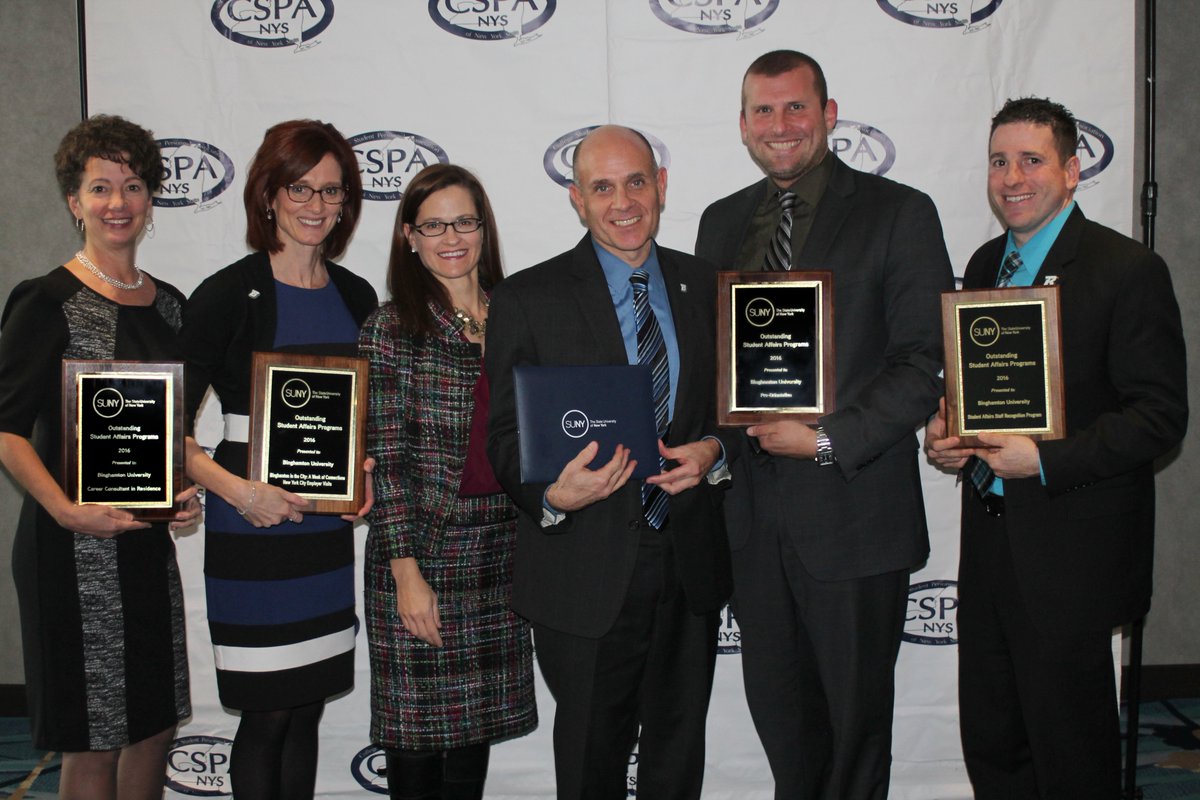 BrianTRose's tweet photo. .@binghamtonu  won 4 Outstanding Student Affairs Programs Awards! #BingPride https://t.co/OVJbI1kRbz https://t.co/sHZsrOa9c0