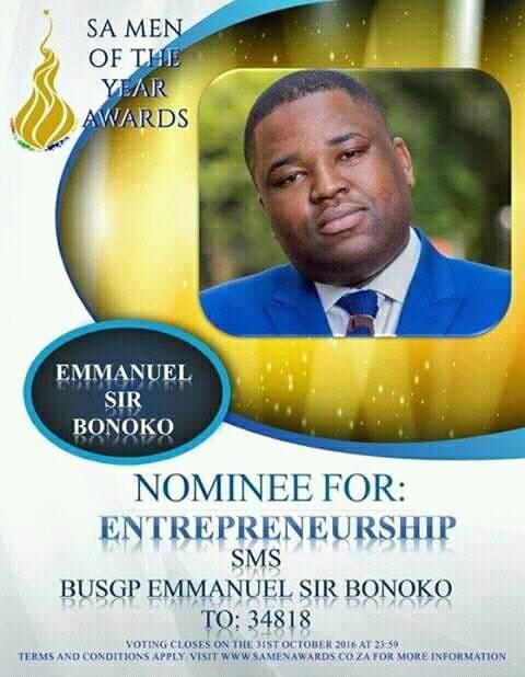 EMMANUELBONOKO's tweet photo. @UlrichJvV @SAMen_Awards Thank you for the continued support Sir. Is such a blessings working with you.!!! Thank you https://t.co/BCcd2iwcyM