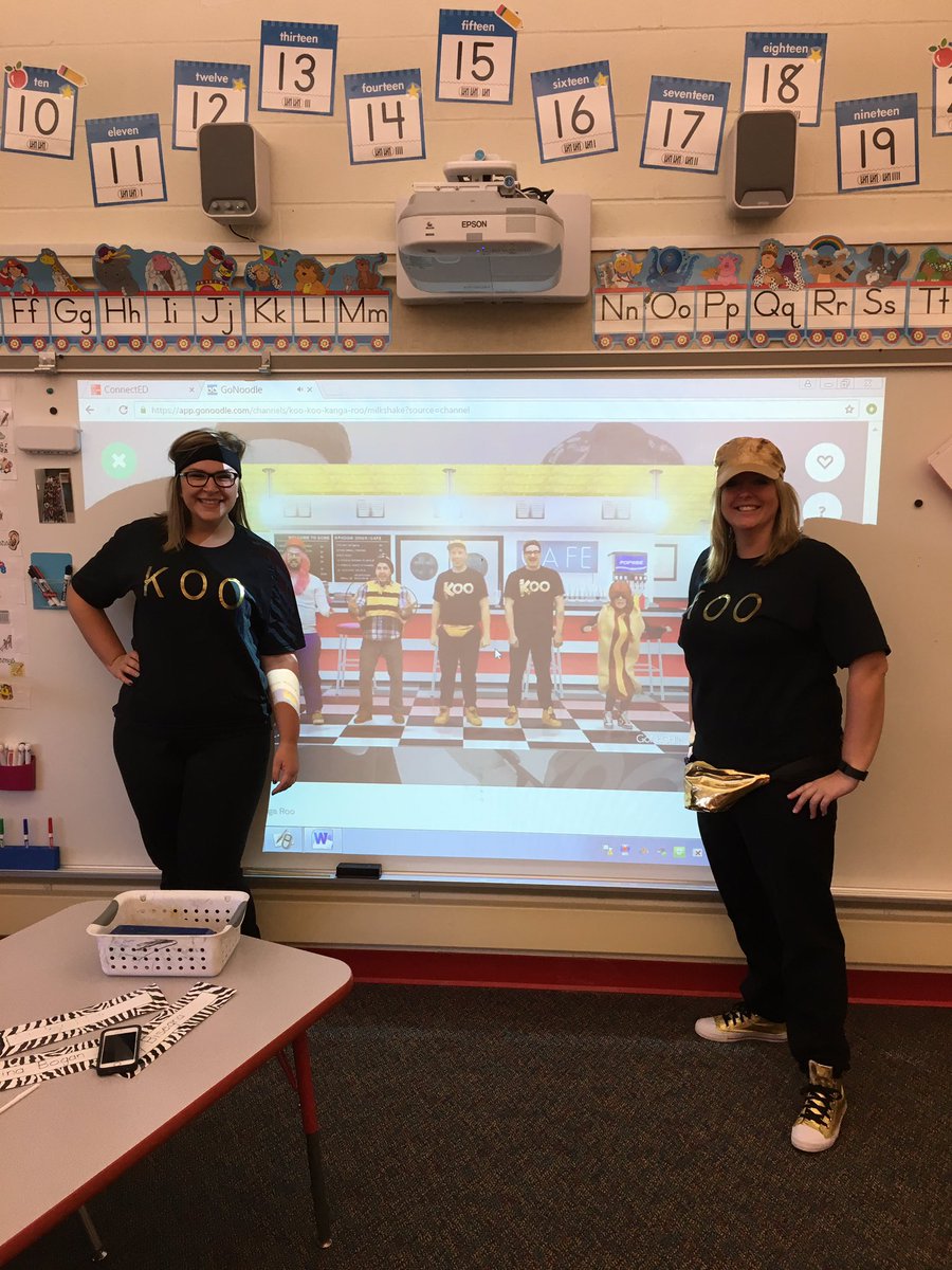 Our staff representing a healthy active building today with their costumes! <a href="/GoNoodle/">GoNoodle - find us on BSKY!</a> @KooKooKangaRoo