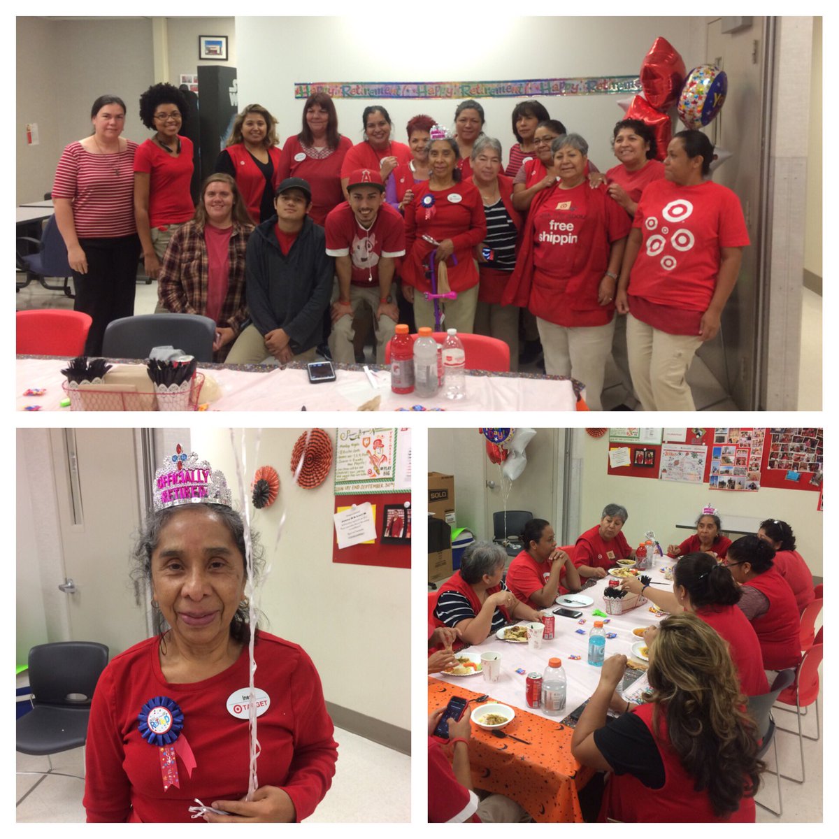 VeronicaD232's tweet photo. Sending off our Ines right! Happy retirement, we will miss you! #themachine #worksomewhereyoulove https://t.co/eWWQXr3TFO