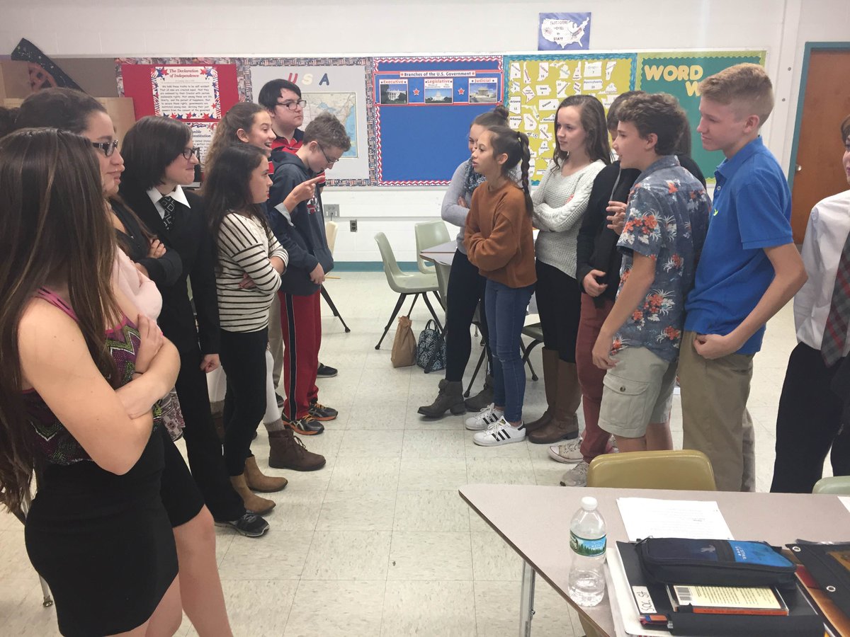 Prosecution v. Defense in Section 3, channeling their inner Greasers and Socs!