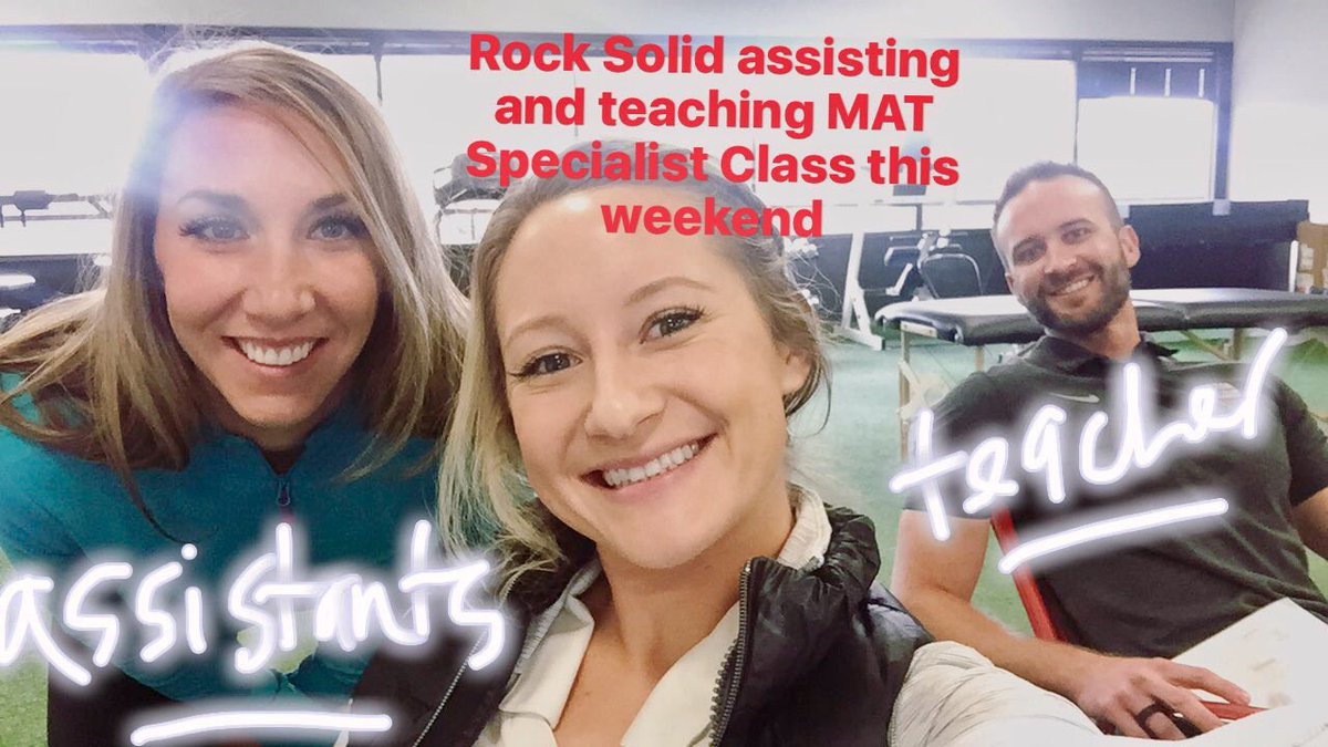 RockSolid_PTMAT's tweet photo. Starting Friday with some knowledge! #muscleactivationtechniques #education #denver https://t.co/9RMTAHDnrN