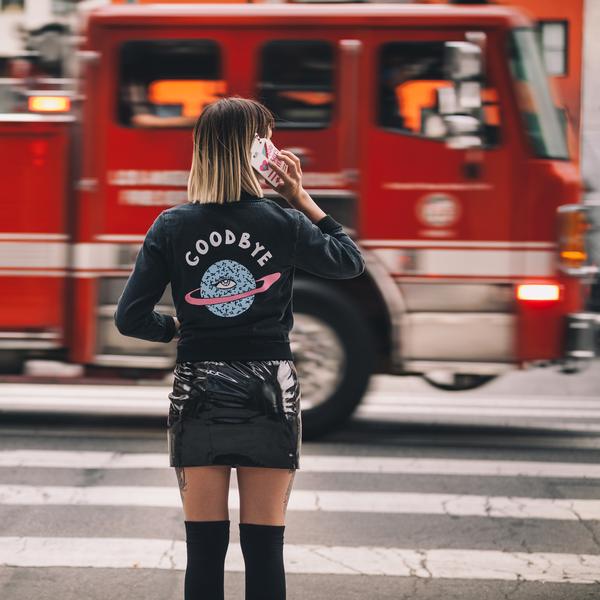 DomesticaShop's tweet photo. I love you Goodbye Denim Jacket by @Valfre! #jeans_jacket #back_patch #patch #planet #weird #style #fashion #fall_fashion #jacket https://t.co/oFl6f61gXN