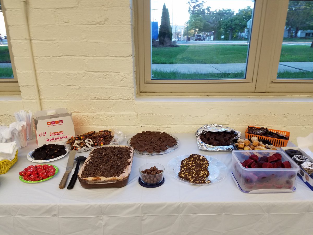 Celebrating our amazing school nurse, Ro (and by coincidence, National Chocolate Day). She will be missed! #bekind #OPSedu