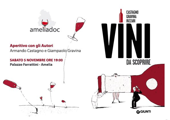 ameliadoc's tweet photo. VINI DA SCOPRIRE - Aperitivo con Armando Castagno e Giampaolo Gravina
1 libro 2 autori 1 aperitivo 4 vini e 4 abbinamenti #ameliadoc https://t.co/WJ0iJtKbOc