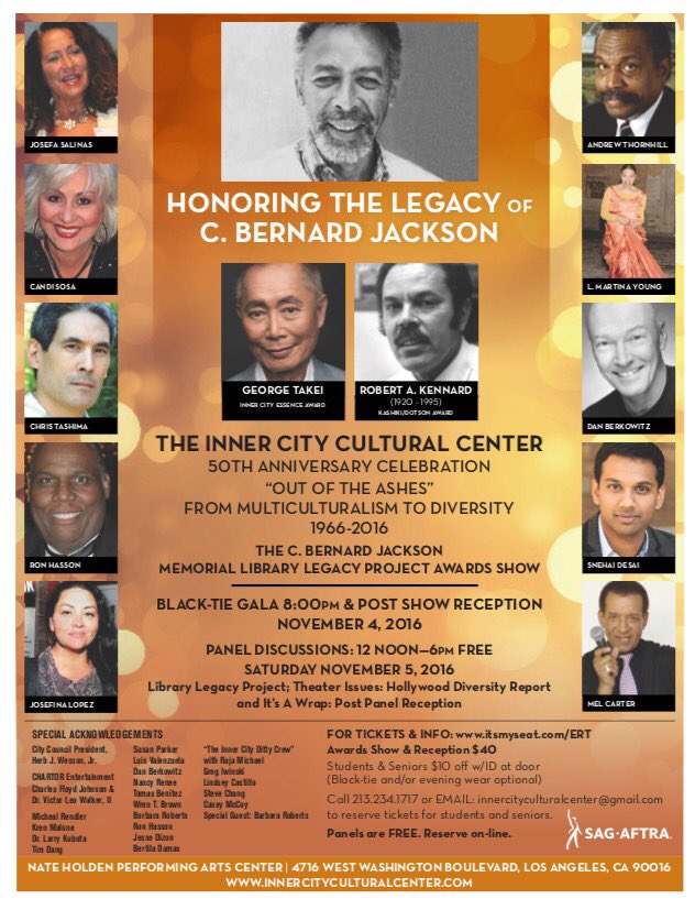christashima's tweet photo. #InnerCityCulturalCenter 50th Anniversary Celebrations - Free Panel Discussions Sat. Nov.5 #ICCC50 #OutoftheAshes https://t.co/qz850aUoxM