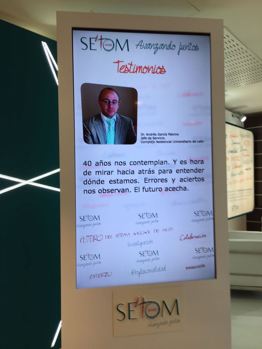_SEOM's tweet photo. Dos testimonios más sobre nuestro cuarenta aniversario, del Dr. Antonio Duque y el Dr. Andrés García Palomo. #40SEOM #SEOM2016 https://t.co/kPdTyc6ZCP