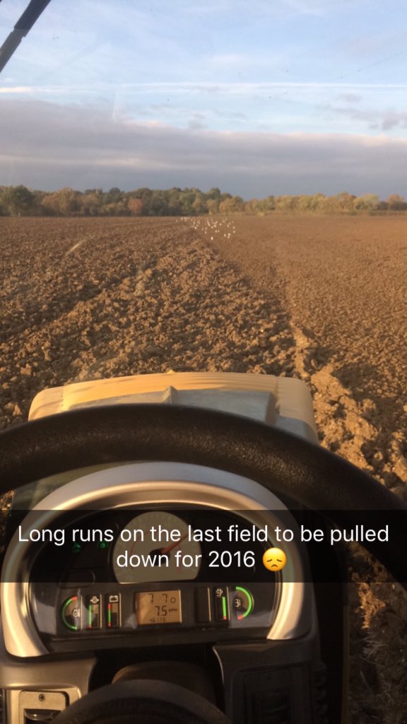 End of the season is here on a very Autumnal afternoon