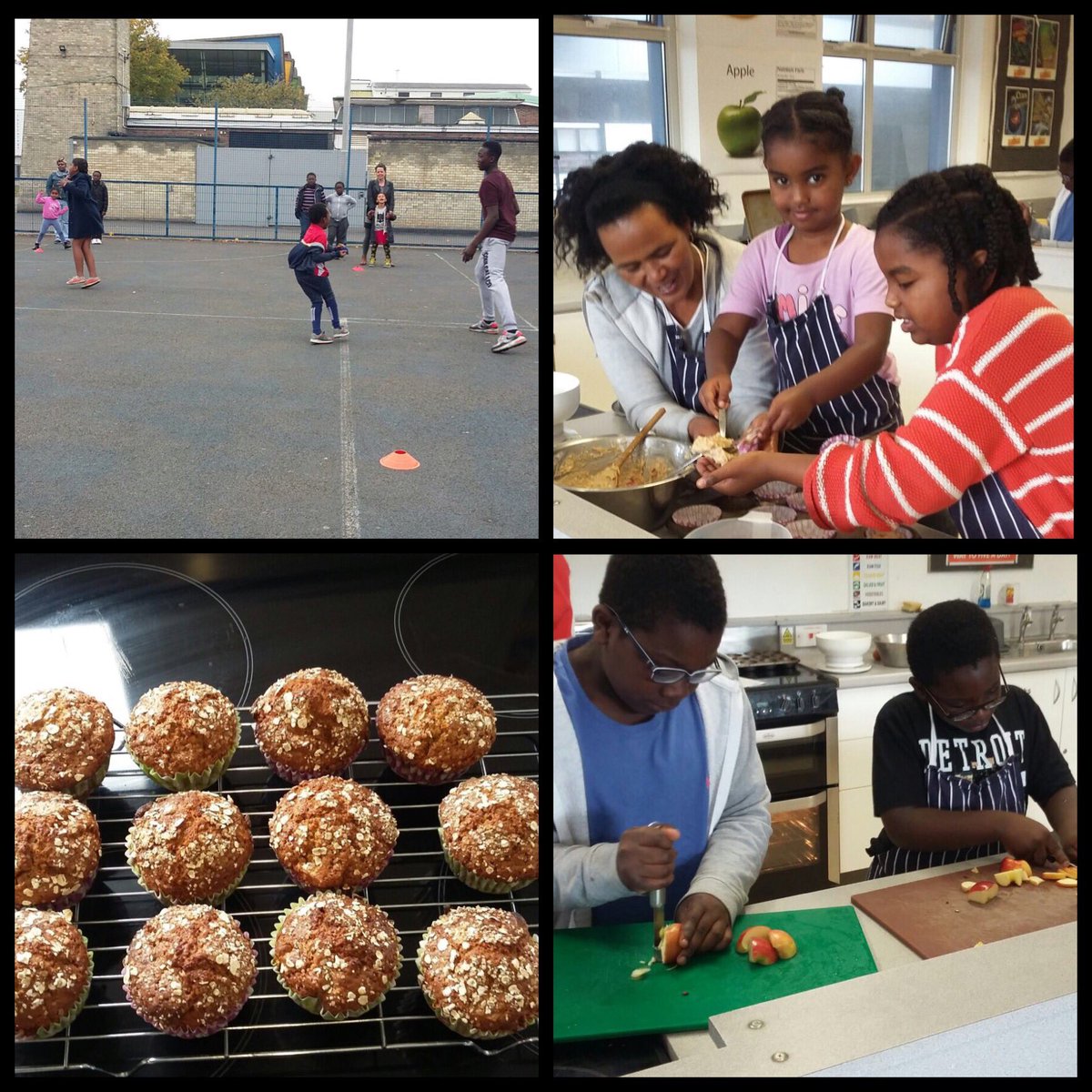 QPRHealthStars's tweet photo. Rounded off a fantastic week today at QPR Healthy Hearts, Happy Families playing Volleyball 🏐 and making Halloween stuffed peppers 🎃 #health https://t.co/iv6YZzZAuq