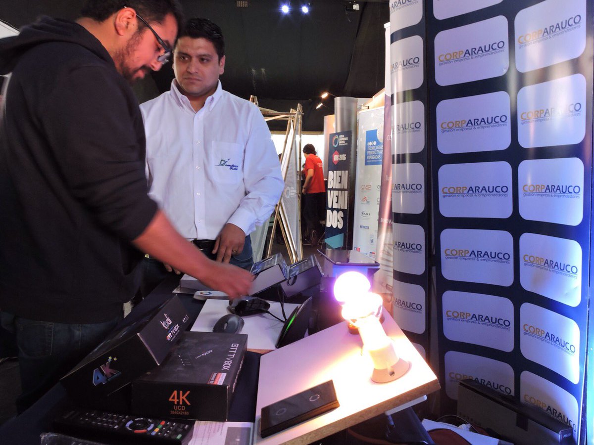 CorpArauco's tweet photo. En #fiiSConce puedes encontrar a #DomoticaBiobio empresario ganador de #EnergiaParaTuEmprendimiento de @EndesaChile_INF @EnelGroup https://t.co/g8FHBjyJjw