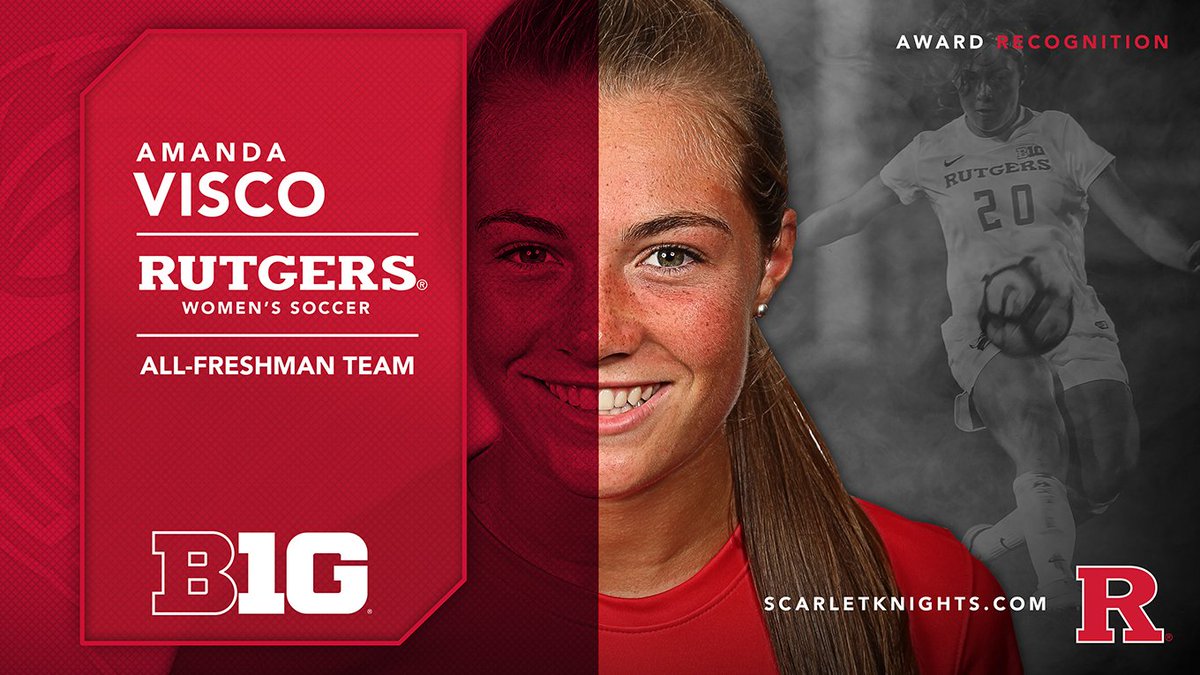A program-best three were named to the #B1G All-Freshman Team! Congrats Taylor Aylmer, Amanda Visco, Nicole Whitley! bit.ly/2eZY0nx