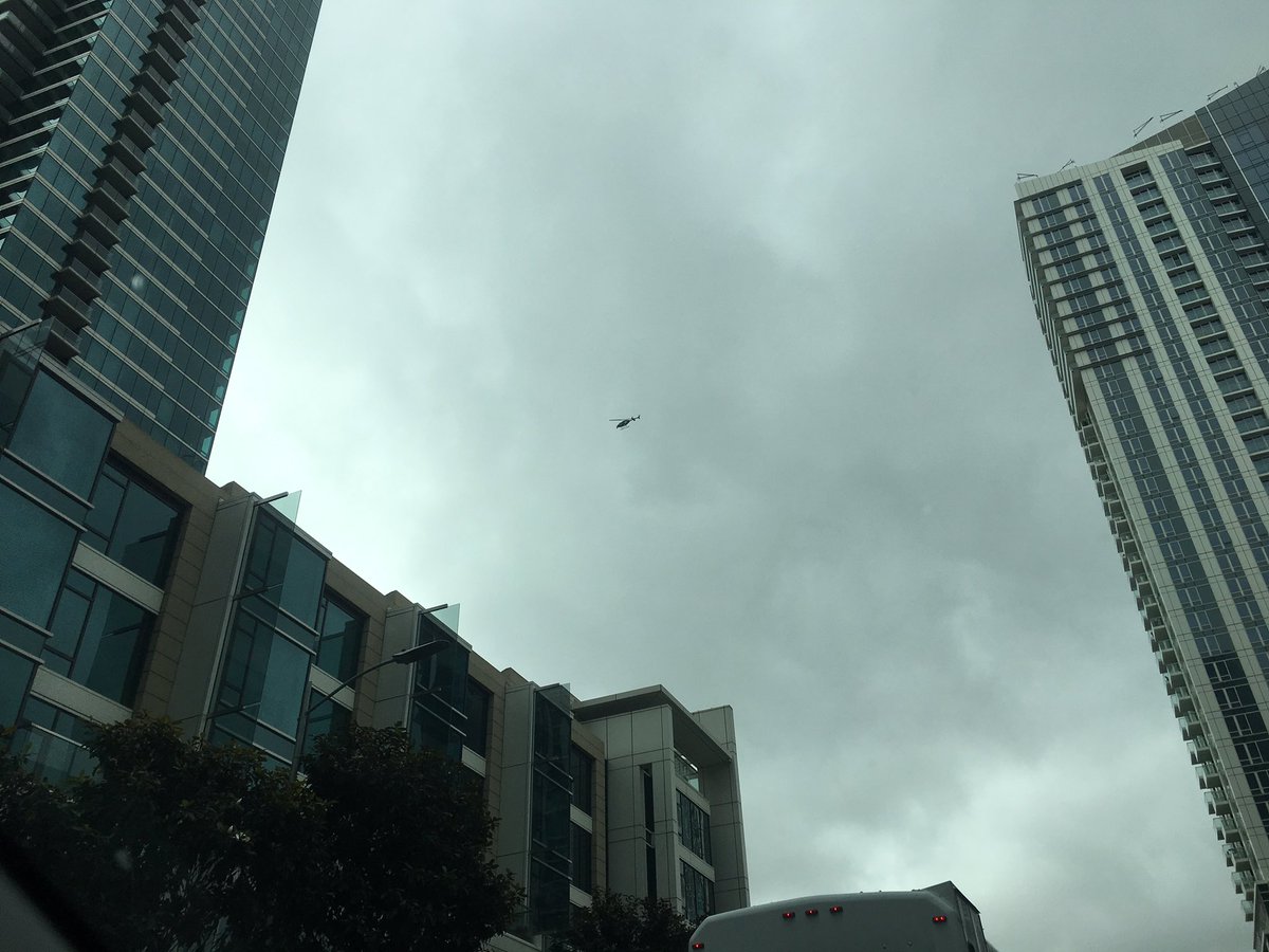 ProducerEShack's tweet photo. Newschopper has joined us. I can't tell if it's an ally or enemy. #bridgeproblems https://t.co/lruYMwHYuJ