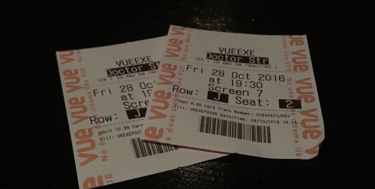 nerdschatting's tweet photo. Things are about to get #strange! @ben_nerdchat & @AquaAlien are ready to watch @DrStrange #VueExeter #reviewnextweek #nerdschatting https://t.co/Lp7B2ckGHW