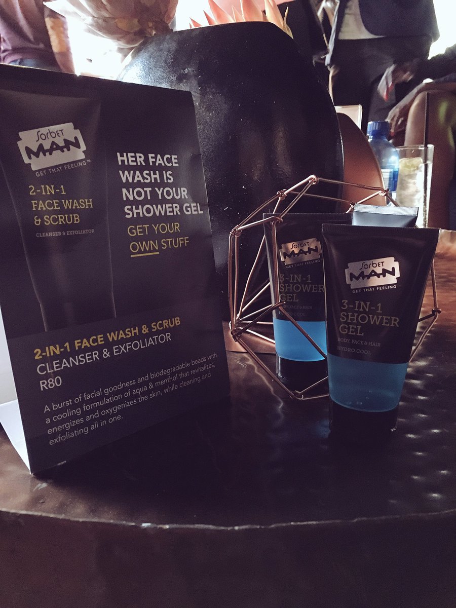 marieclaire_sa's tweet photo. hey men, take note! #SorbetManProduct #GetYourOwnStuff https://t.co/6SMHlfjOCP
