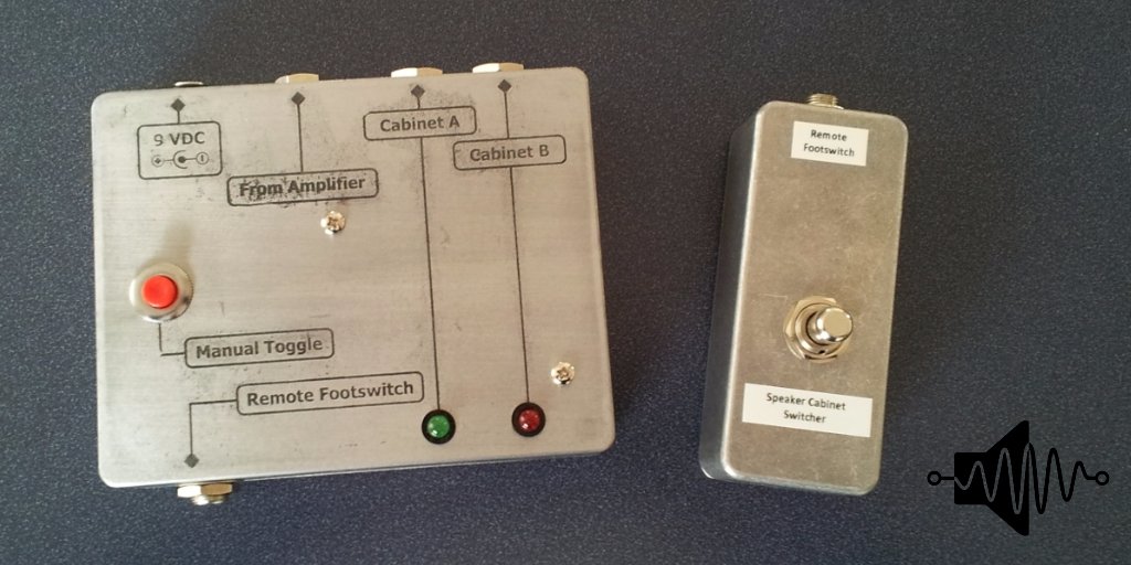 RobertsonAmps's tweet photo. Here's a handy piece of gear for doing A/B comparisons of speaker cabinets. #speakertesting #microcontroller #madeinottawa #tubeamp https://t.co/qjVhsmSRfB