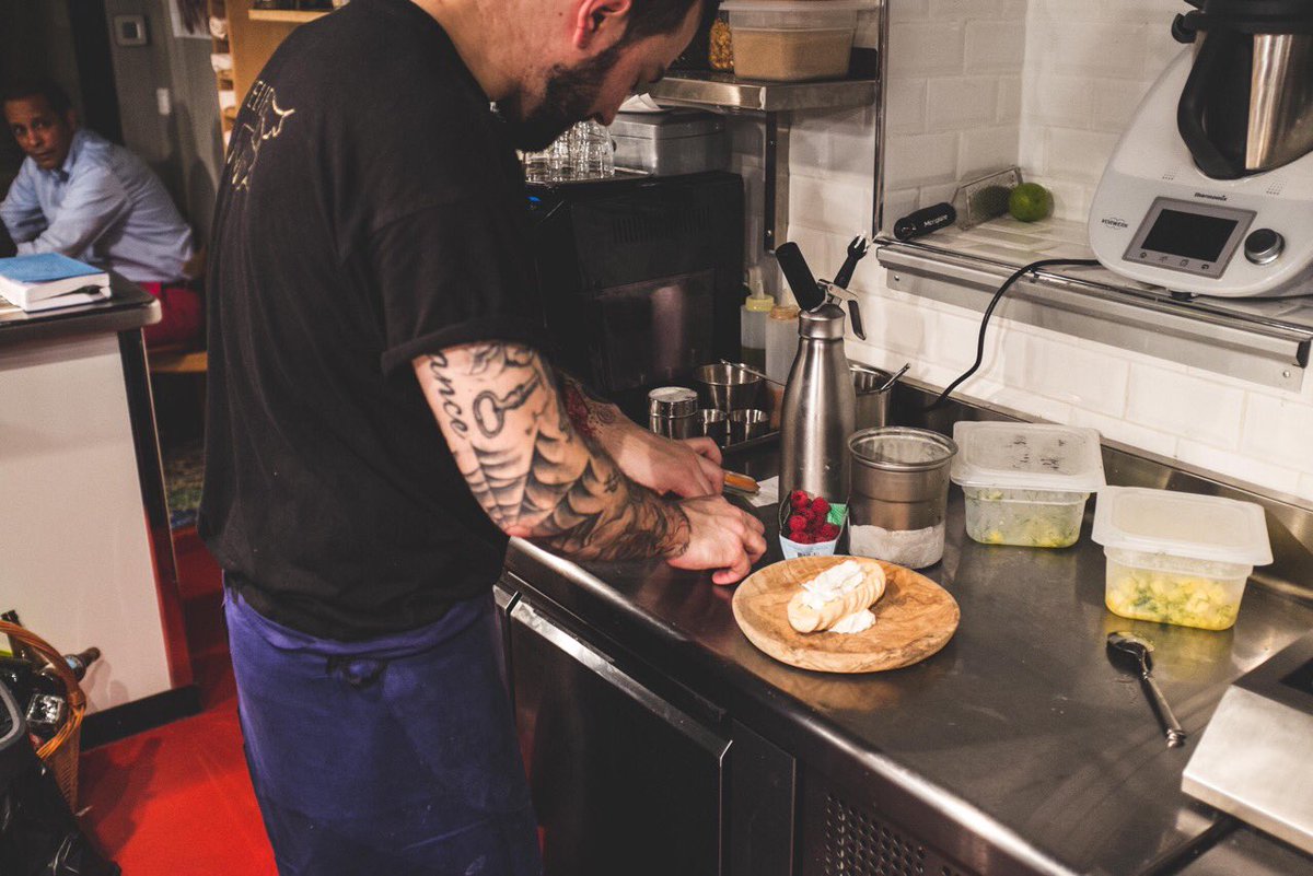 Alx_Chef's tweet photo. @CanteenTweets Chef & lobster life. #cheftattoos https://t.co/ZhpG3als2P