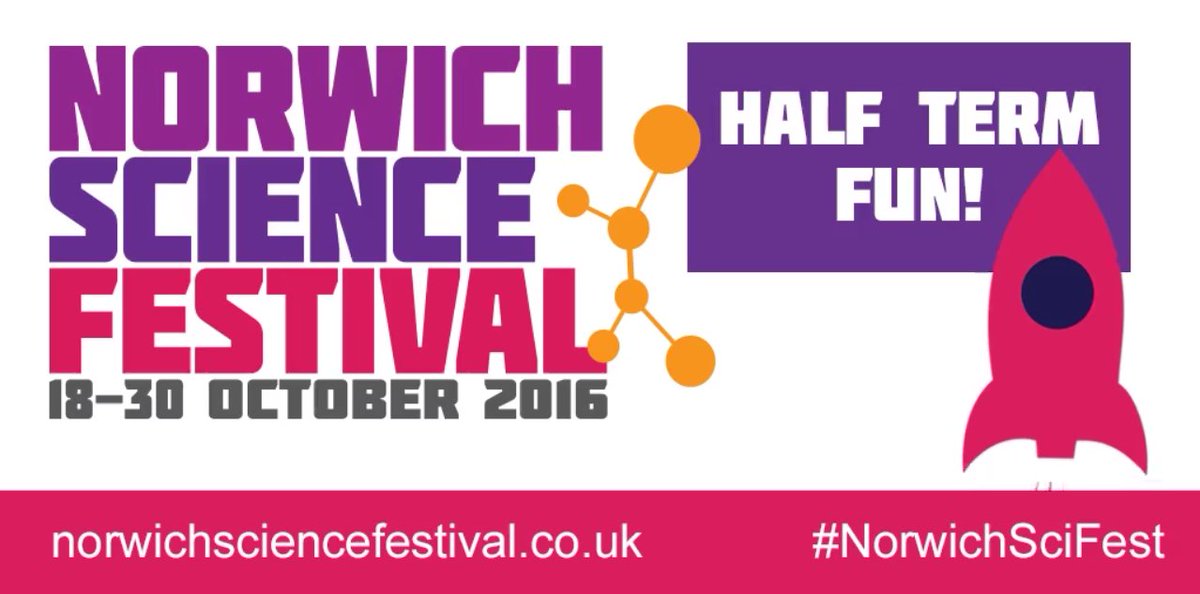 Head to Norwich this weekend to hear our scientists talk about their work, and try some hands-on experiments! bddy.me/2eXAMiO