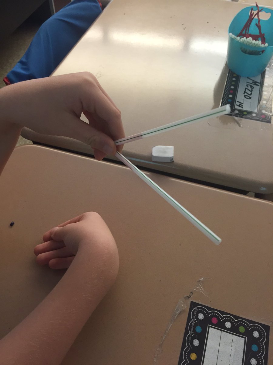 CG_grade4's tweet photo. Learning the difference between acute,obtuse, & right angles! #buildingangleswithstraws #carusorodimer102 #exploringangles @CenterGroveES https://t.co/nUeHlds60V